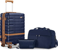 Carry On Luggage 3 Piece Lightweight Travel Luggage Set, YKK Zippers Expandable by Unknown