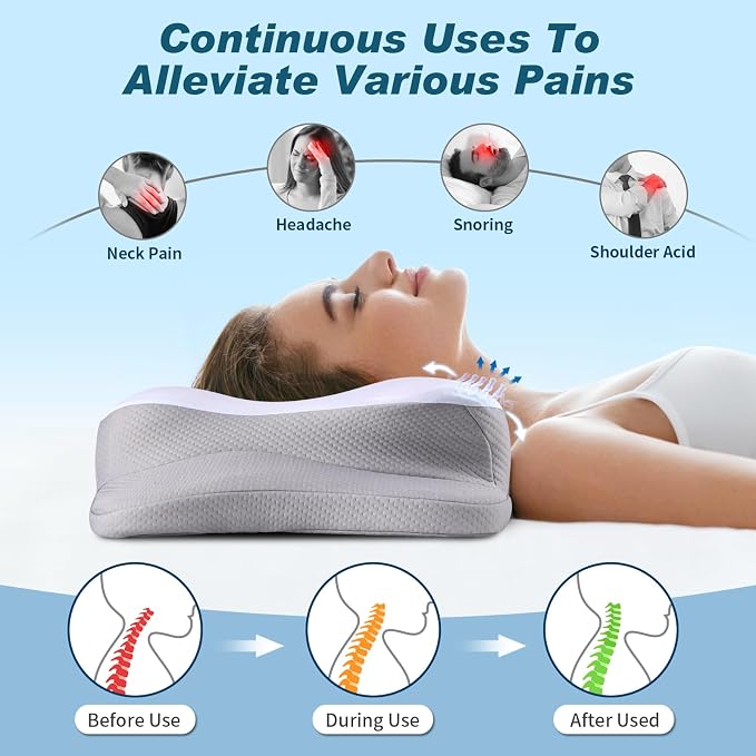 Cervical Neck Pillow for Pain Relief - Image 5