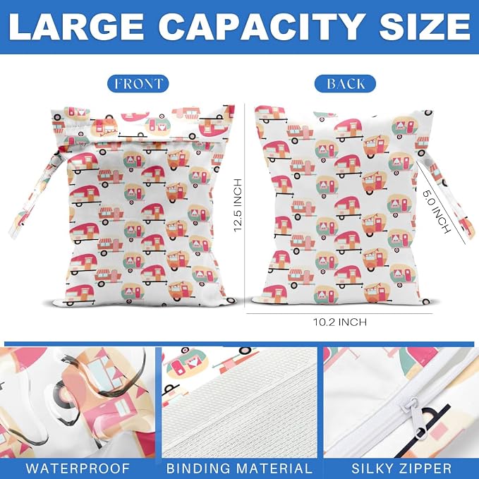 Beach Bags Wet Bag for Swimsuit Tote Bag for Friends Travel Gifts, Aloha Bags - Image 3
