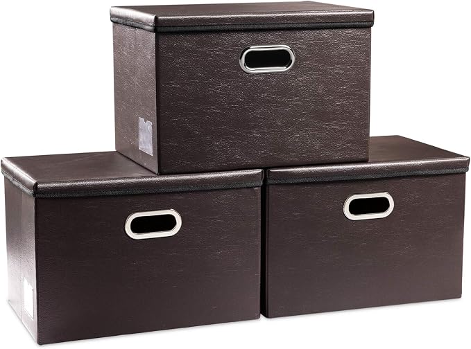 PRANDOM Large Foldable Storage Bins by Prandom