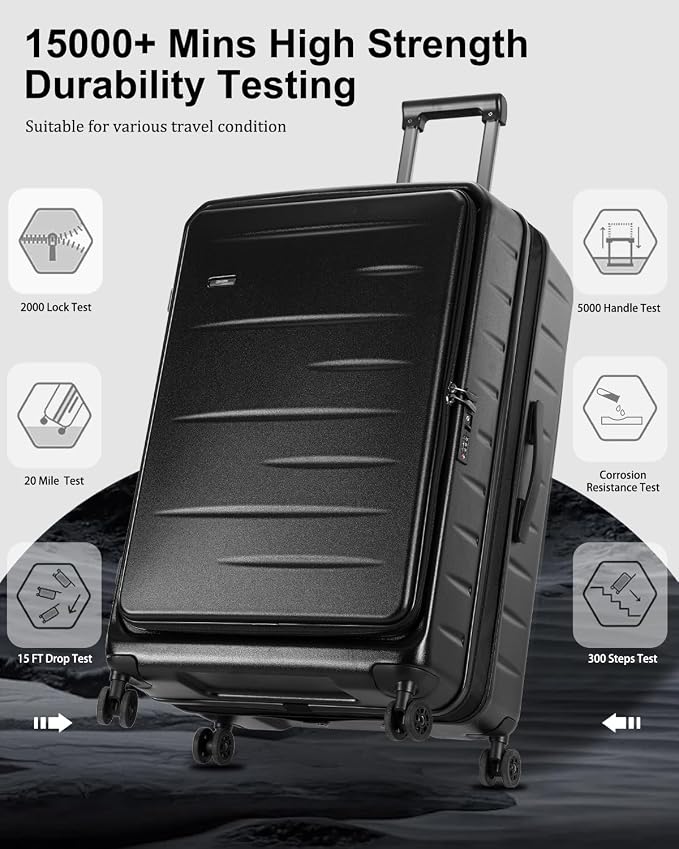 Luggage Sets 2 Pieces, 20 Inch Carry On Luggage and Expandable 28 Inch Checked - Image 7