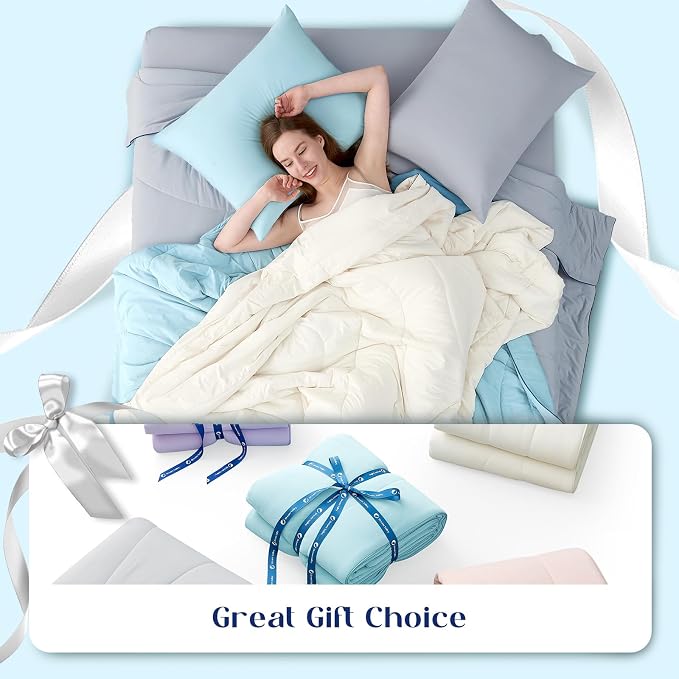 Dream Valley® Outlast® Deepsleep Cooling Comforter, Twin Size, NASA-Grade Space - Image 9