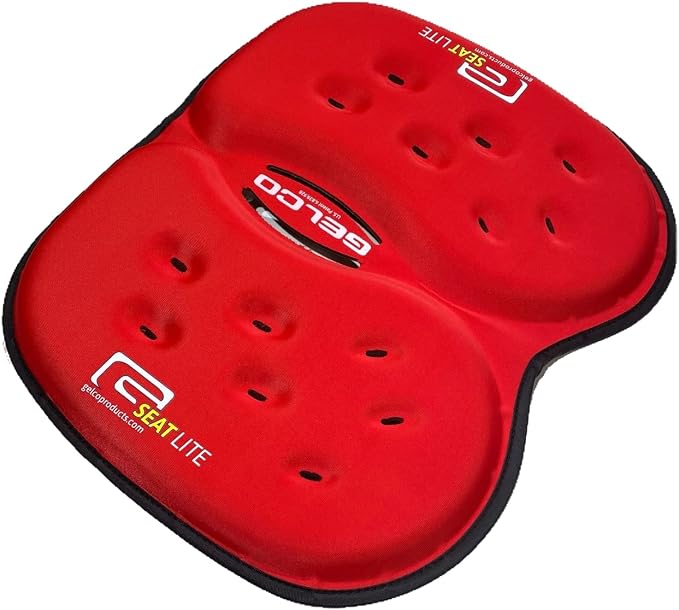 LITE Travel Gel Foam Cushion | Back Pain, Pressure Relief | Relieves Tailbone by GSeat