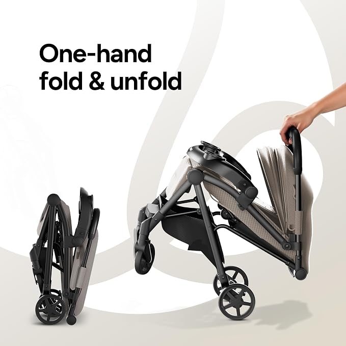 Mompush Lithe V2 Lightweight Travel Stroller, Compact Foldable Baby Stroller - Image 5