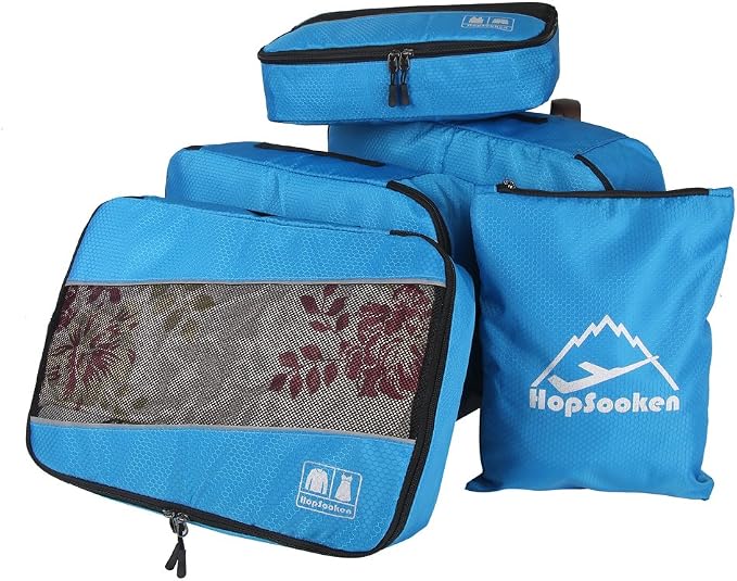 5 Set Packing Cubes for Travel Large Suitcase Luggage Organizer Bags Travel - Image 4