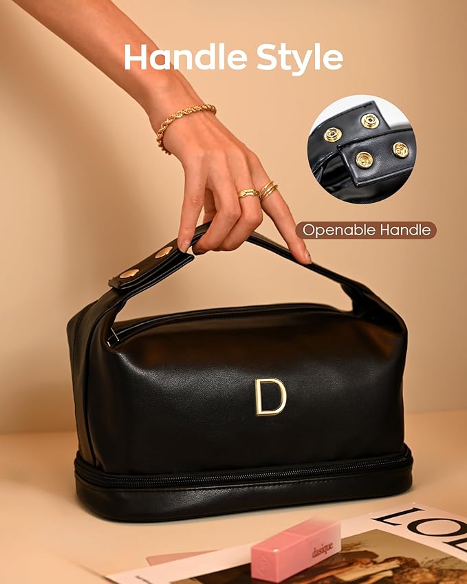 Initial Makeup Bag Personalized Bags - Image 2