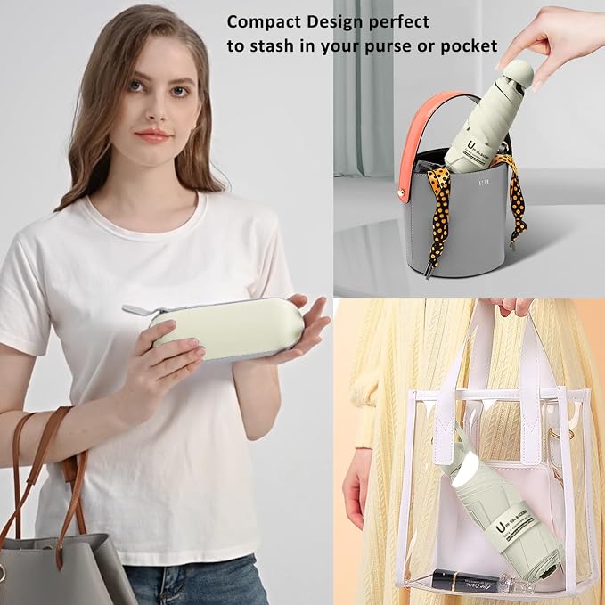 BAODINI Travel Mini Umbrella for Purse - Image 4