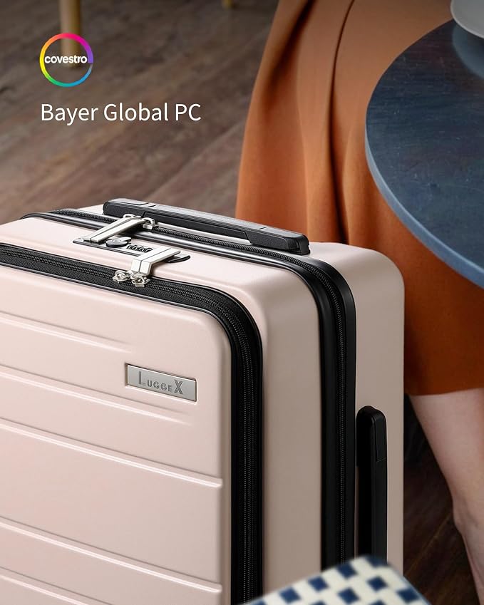 LUGGEX Carry On Luggage 22x14x9 Airline Approved, Expandable Polycarbonate - Image 8