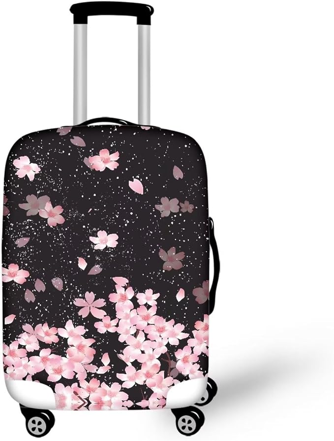 Cherry Blossom Luggage Covers Protector Elastic Trolley Baggage Case Fit 30-32 by Dremagia