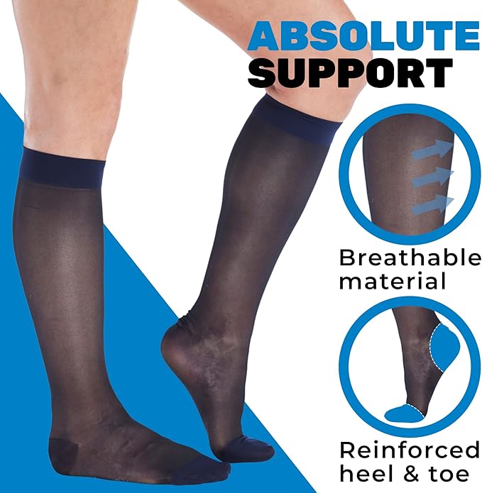 Made in USA - Sheer Compression Socks - Image 4