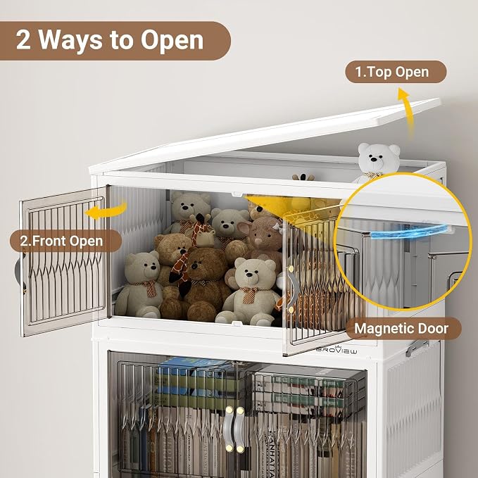 BROVIEW 300Qt Stackable Storage Bins - Image 3