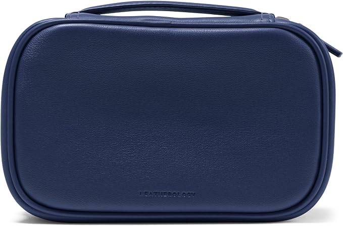 Leatherology Navy Blue Small Travel Organizer - Image 8