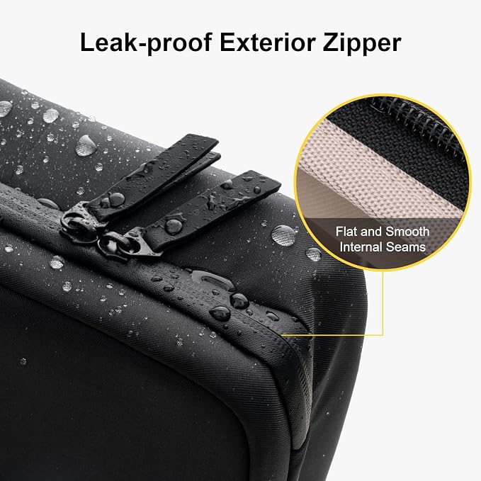 LEVEL8 Travel Toiletry Bag for Women Men, Travel Organizer Water Repellent - Image 4