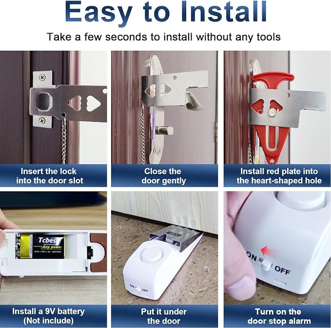 KERUI Upgraded Door Stop Alarm - Image 7