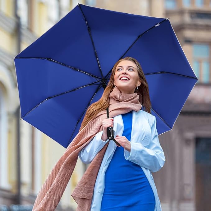 G4Free UPF 50+ UV Protection Large Travel Umbrella 42/46 Inch Auto Open Close - Image 6