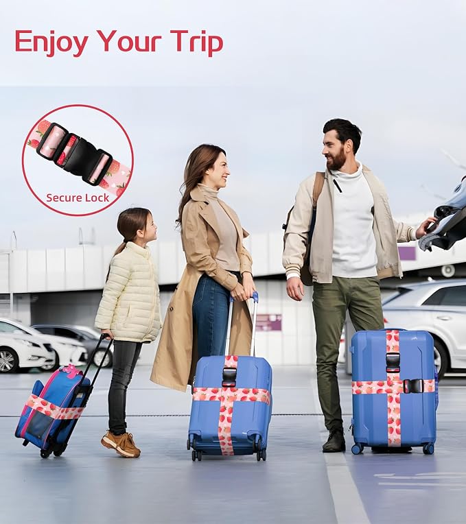 Luggage Straps for Suitcases Travel Belt Luggage Band Heavy Duty Traveling - Image 5