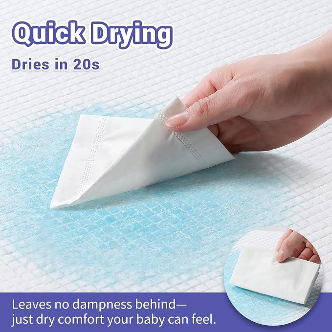 100 Pack Disposable Diaper Changing Pads - Image 3