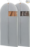 50" Garment Bags for Hanging Clothes, Suit Bags for Closet Storage and Travel by Perber