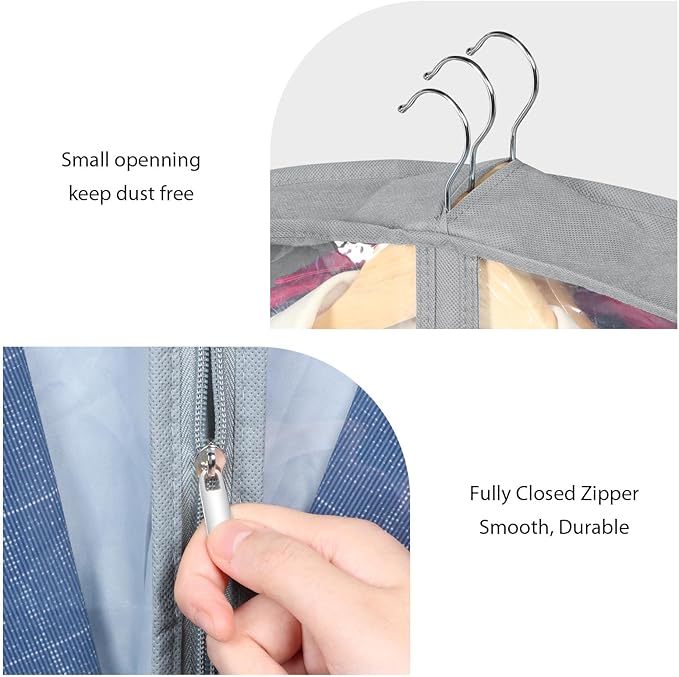 Zilink Luxury Breathable Fur Coat Storage Bags 60" Dress Bags - Image 6