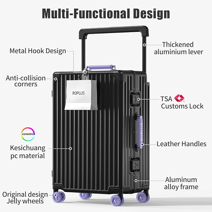 Aluminium Frame Checked-Luggage - Image 2