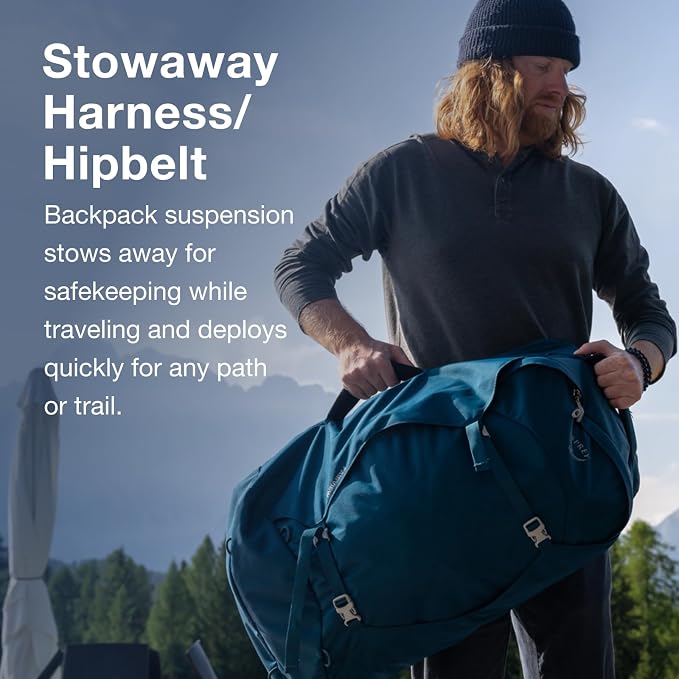 Osprey Fairview 55L Women's Travel Backpack, Zircon Red - Image 4