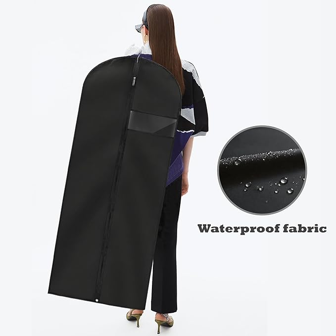 Dress Bags for Gowns Long, Suit Bag Cover for Storage and Travel - Image 6