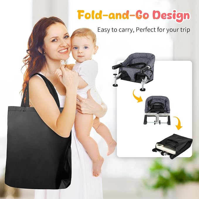 Hook on High Chair with Tray: High Chair - Image 6