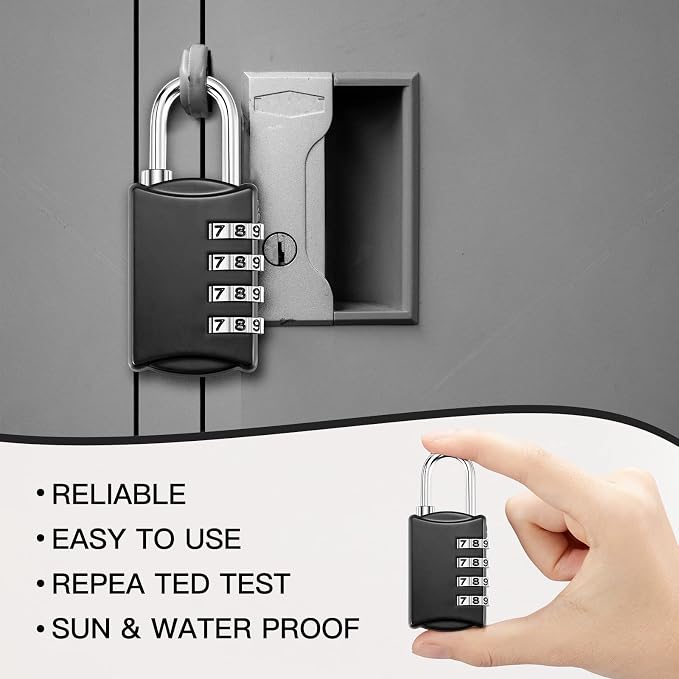 40 Pcs 4 Digit Combination Locks Combination Padlock Luggage Number Locks - Image 5