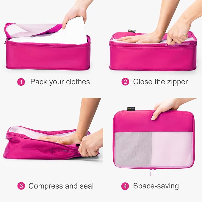 4 Set Compression Packing Cubes - Image 3