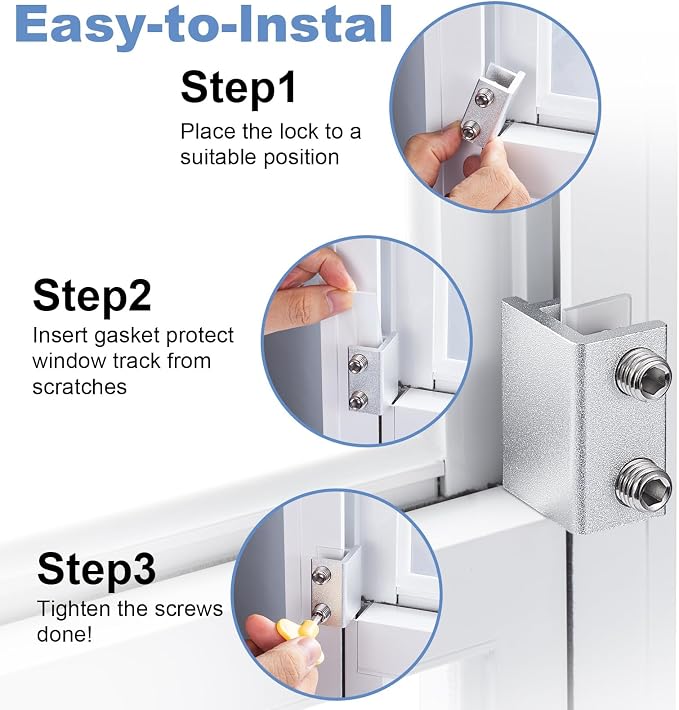 4 Sets Sliding Window Locks - Image 4
