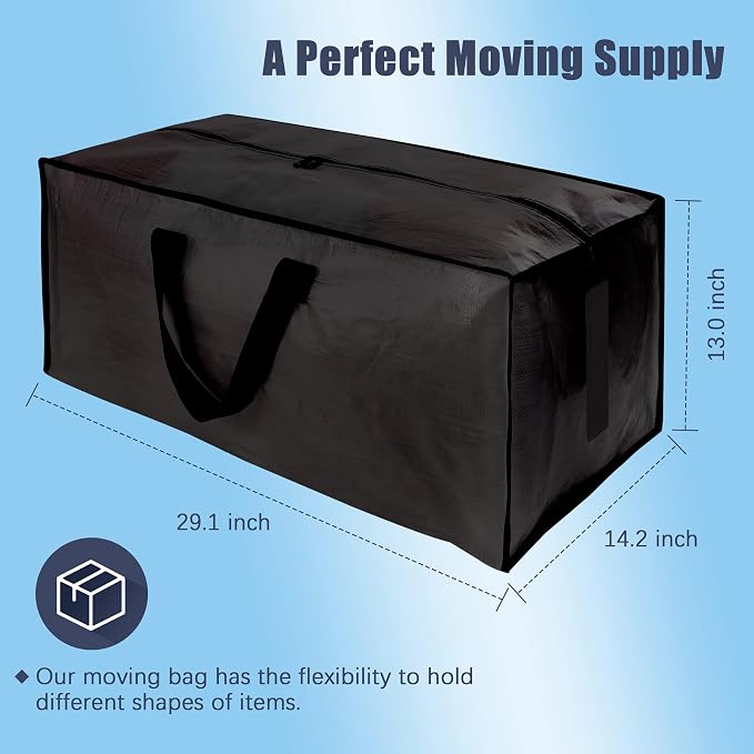 4 Pack Large Strong Moving Bags - Image 2