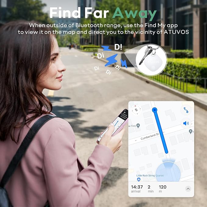 ATUVOS Air Tracker Tags-2 Pack, Item Finders - Image 3