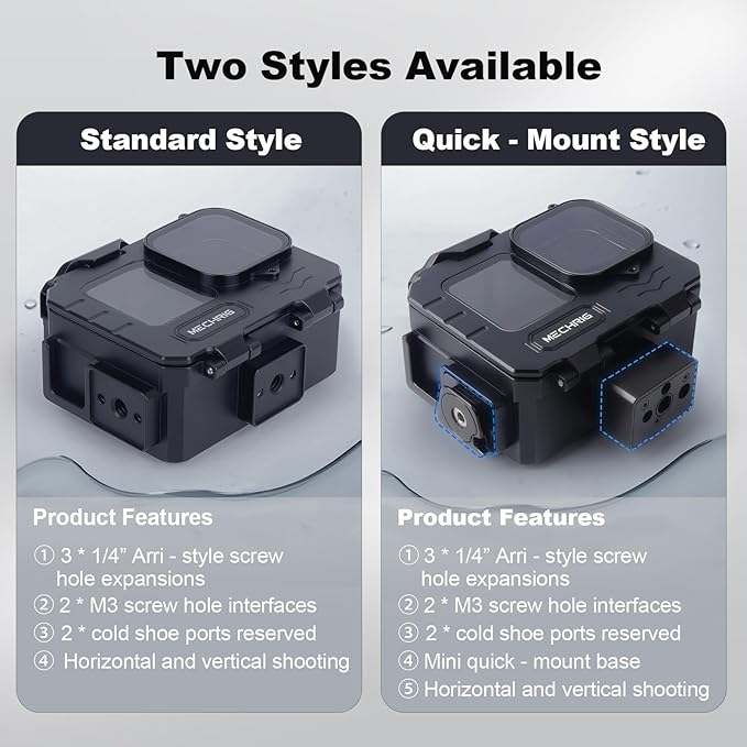 Aluminum Waterproof Case for GoPro HERO13 Black HERO12 HERO11 HERO10 HERO9 - Image 4