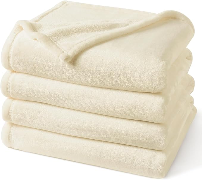 PHF Ultra Soft Fleece Blanket Twin Size, No Shed No Pilling Luxury Plush Cozy by PHF