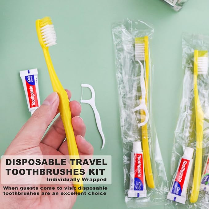 100pcs Disposable Toothbrushes - Image 7