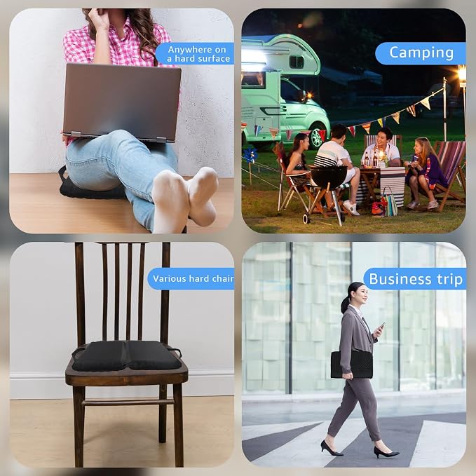New Upgraded Portable Seat Cushion Foldable Travel Cushion, - Image 5