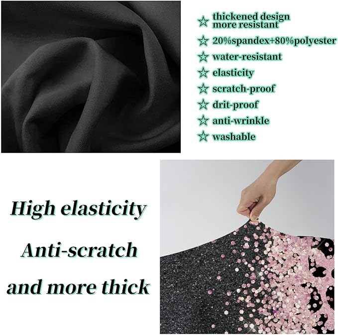 Luggage Cover + Tag, Washable Elastic Cloth, Anti-Scratch - Image 3