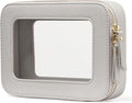 Popvibe Clear Makeup Bag Travel Cosmetic Case Transparent Toiletry Bag by POPVIBE