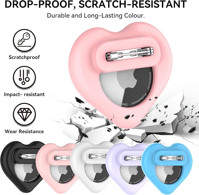DDJ for AirTag Holder for Kids, Hidden Silicone Case for Apple AirTag GPS - Image 4