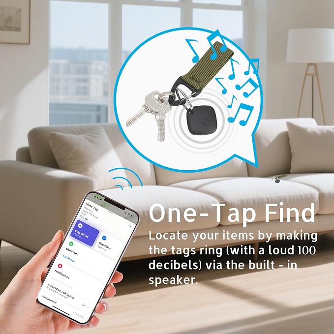 Air Tracker Tags-1 Pack, Keys Finder, Item Locator - Image 3