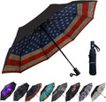 LLanxiry Compact Travel Umbrella, Mini Windproof Umbrellas by LLanxiry