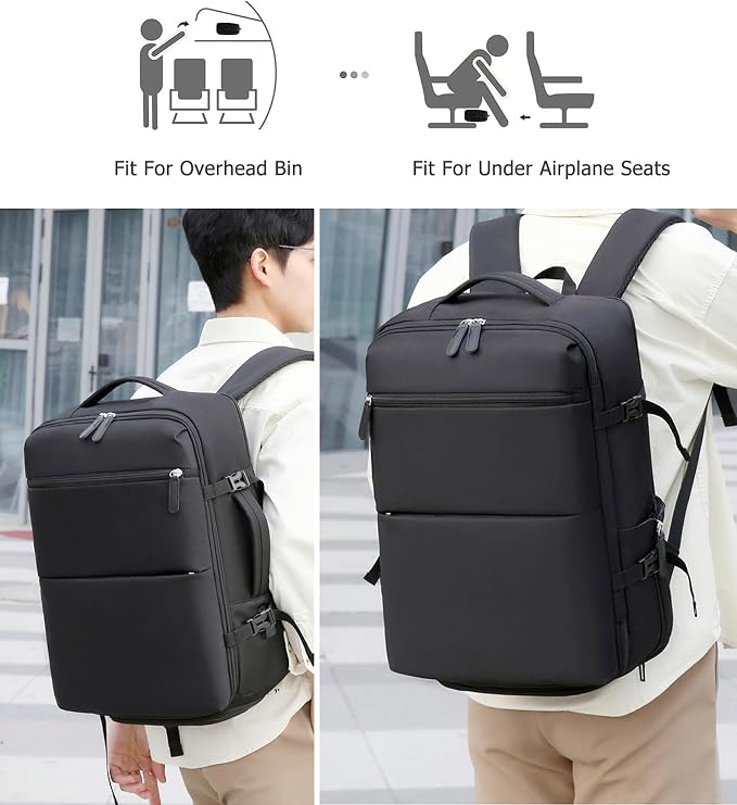 feilario 2 Piece Set 20in Aluminium Frame PC Hard Shell Spinner Wheels Luggage - Image 7