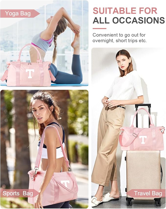 Initial Travel Duffel Bag Sports Gym Bag - Image 7