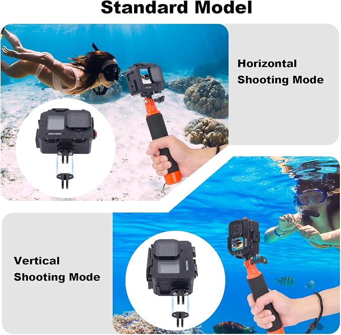 Aluminum Waterproof Case for GoPro HERO13 Black HERO12 HERO11 HERO10 HERO9 - Image 7