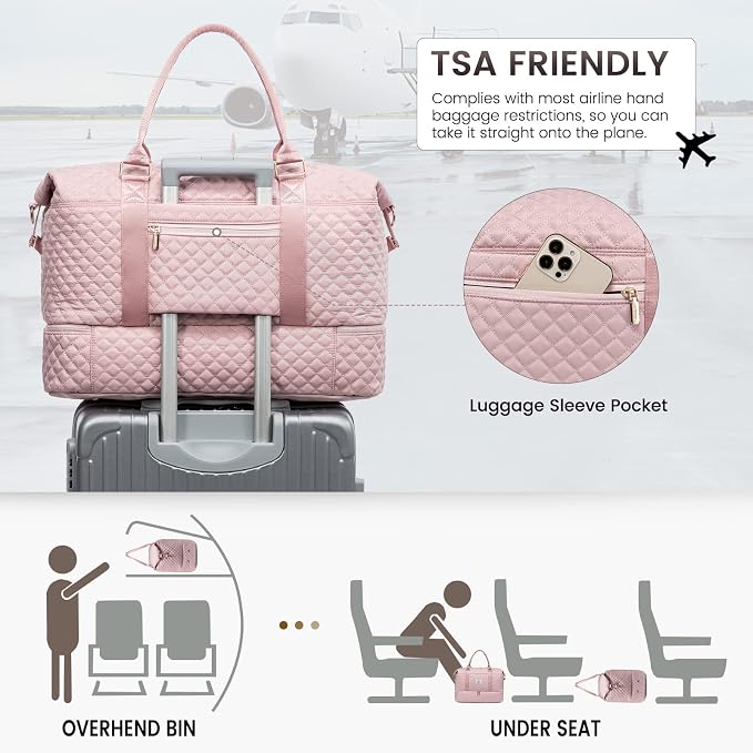 LOVEVOOK Travel Duffle Bag, Weekender Bags - Image 4