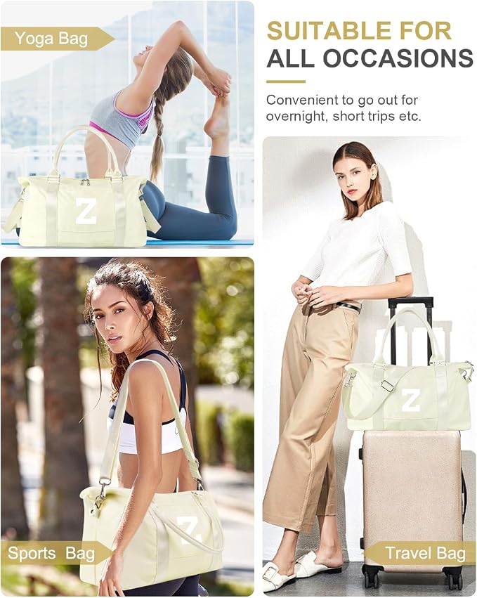 Initial Travel Duffel Bag Sports Gym Bag - Image 8