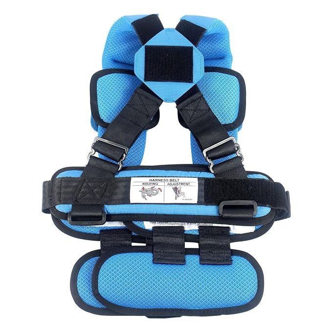 Large Blue, Lightweight, Portable Car Seat - Image 3
