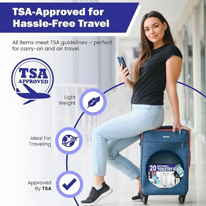 Trektote Travel Toiletry Kit For Men And Women – 20 Piece Set of Travel Size - Image 5