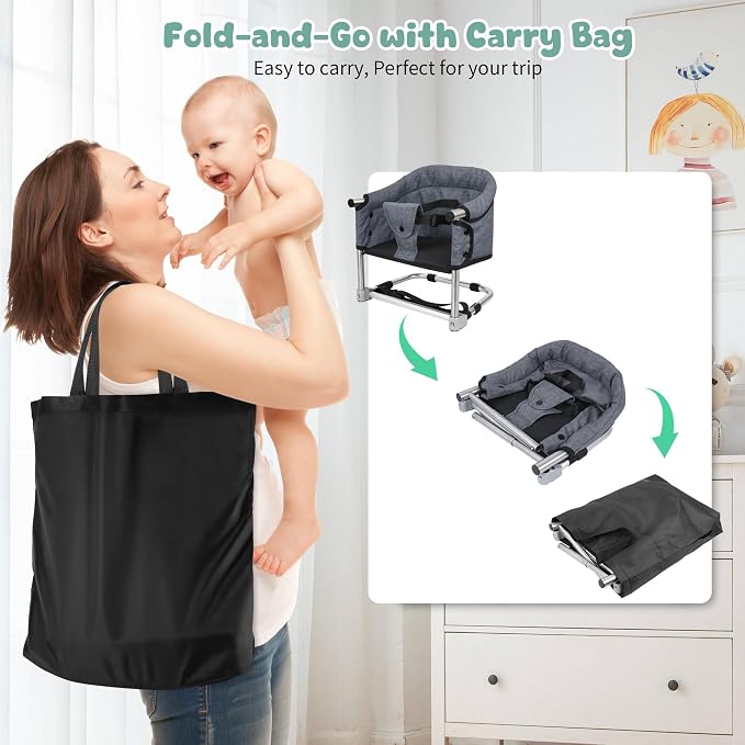 Booster Seat for Dining Table: Portable Toddler Booster Chair - Image 7