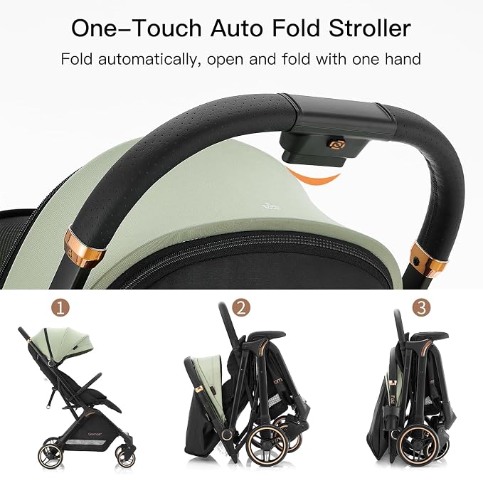 Gravity Folding Baby Stroller - Image 2
